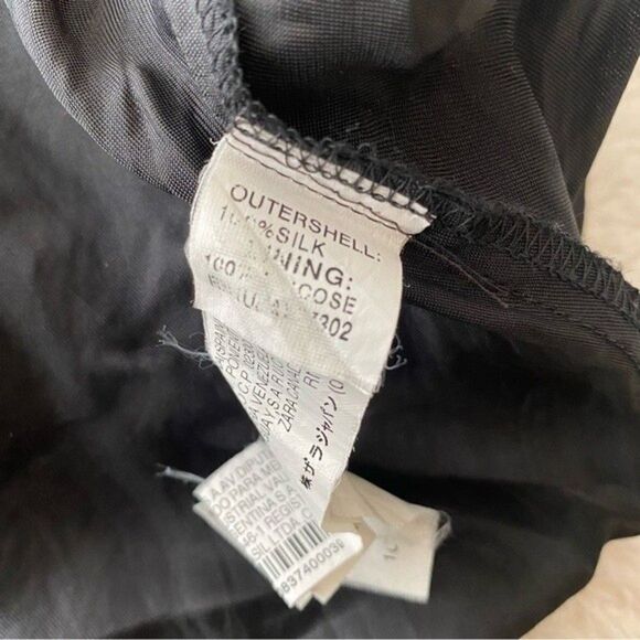 ZARA 100% Silk Cocktail Dress V Neck Sleeveless Women’s Cocktail Dress Mini Smal - Picture 9 of 14